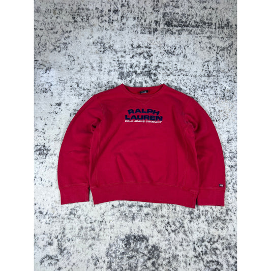 VTG Ralph Lauren Polo Jeans Spellout Crewneck - L