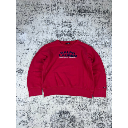 VTG Ralph Lauren Polo Jeans Spellout Crewneck - L