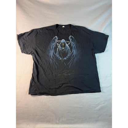 Vintage Grim Reaper Grunge T-Shirt - XXL