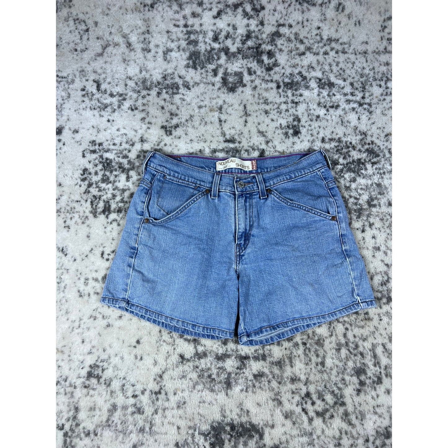 VTG Levi's 515 Women's Denim Shorts Size 8 Low Rise Blue Jean Shorts