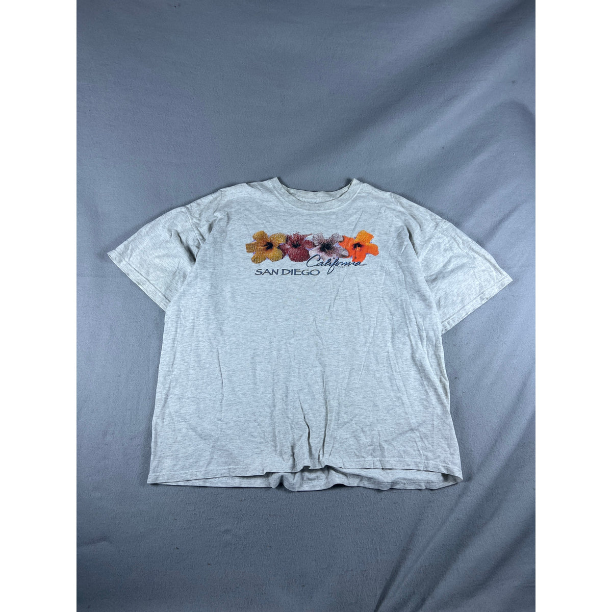 Vintage San Diego California Floral T-Shirt - XL