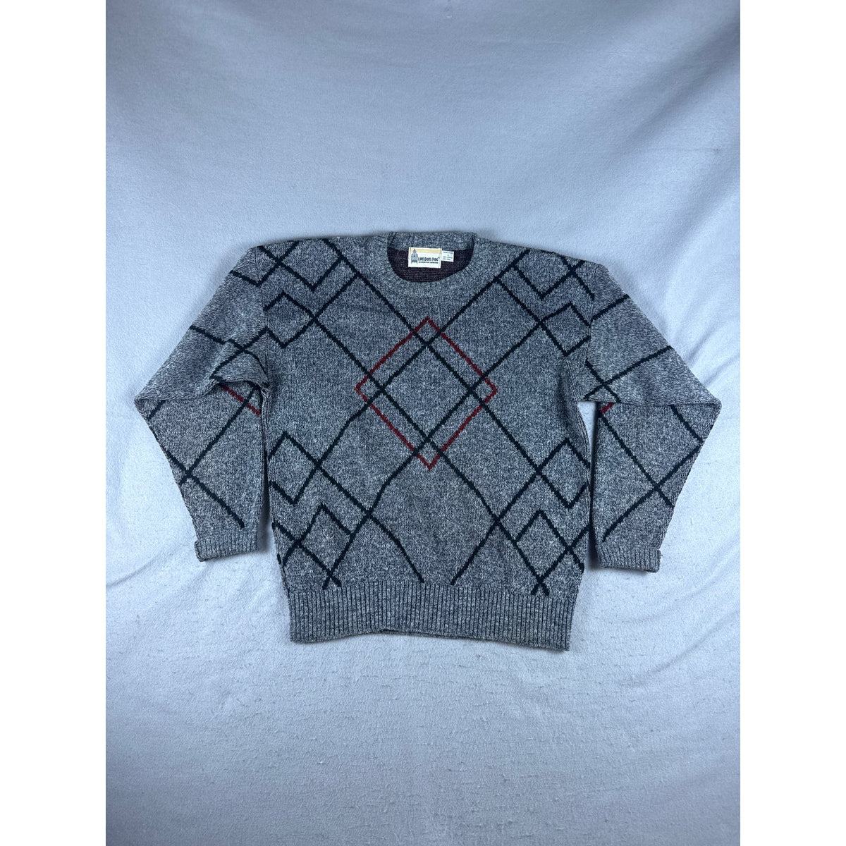 Vintage London Fog Argyle Sweater - L