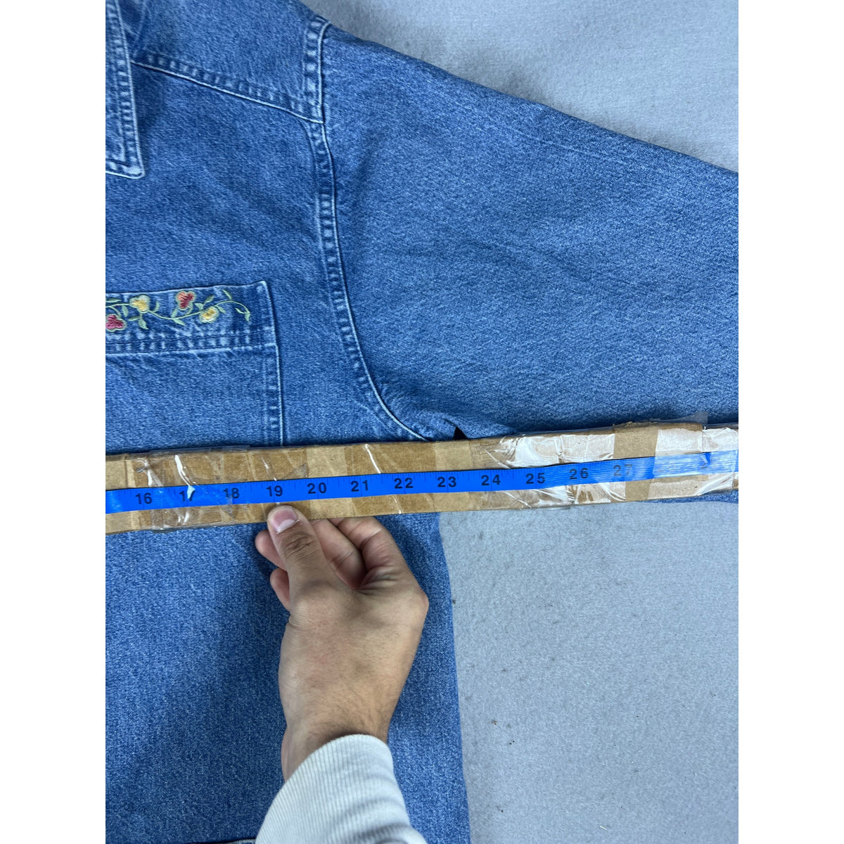 Vintage Christopher & Banks Embroidered Chore Jacket Womens - L