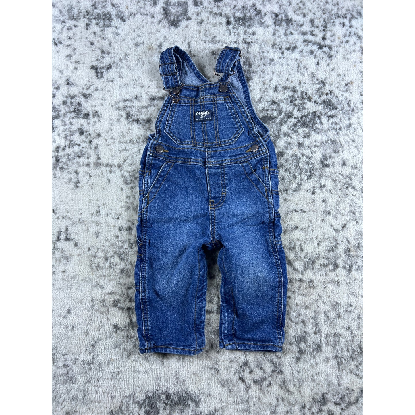 Oshkosh Bgosh Denim Overalls - 12M