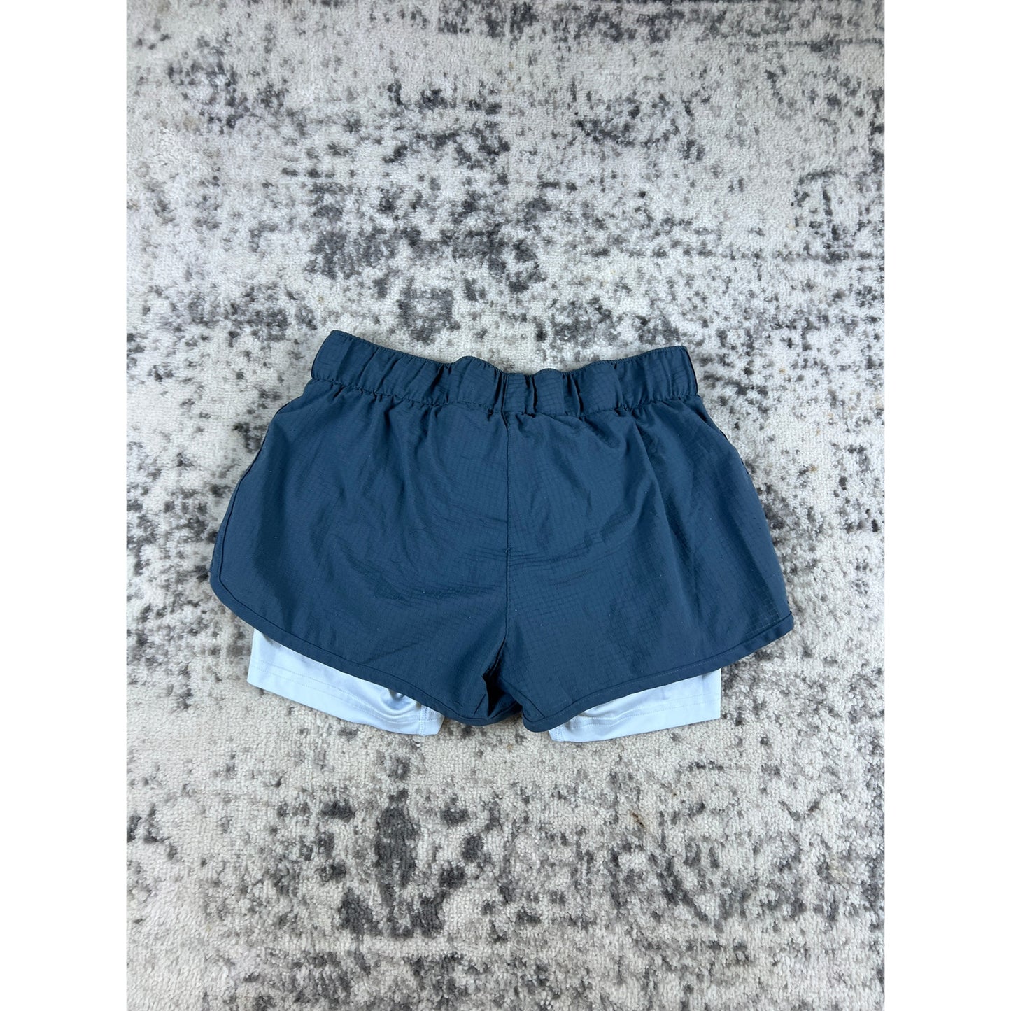 Blue Adidas Lined Running Shorts Womans - S