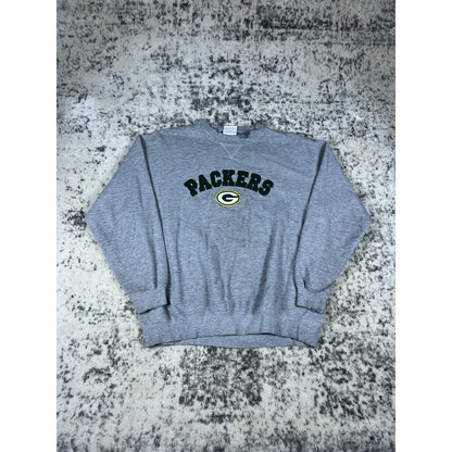 VTG Green Bay Packers Spellout Crewneck - XL