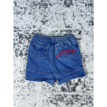 Vintage Kids Sesame Street Jean Shorts - 18M