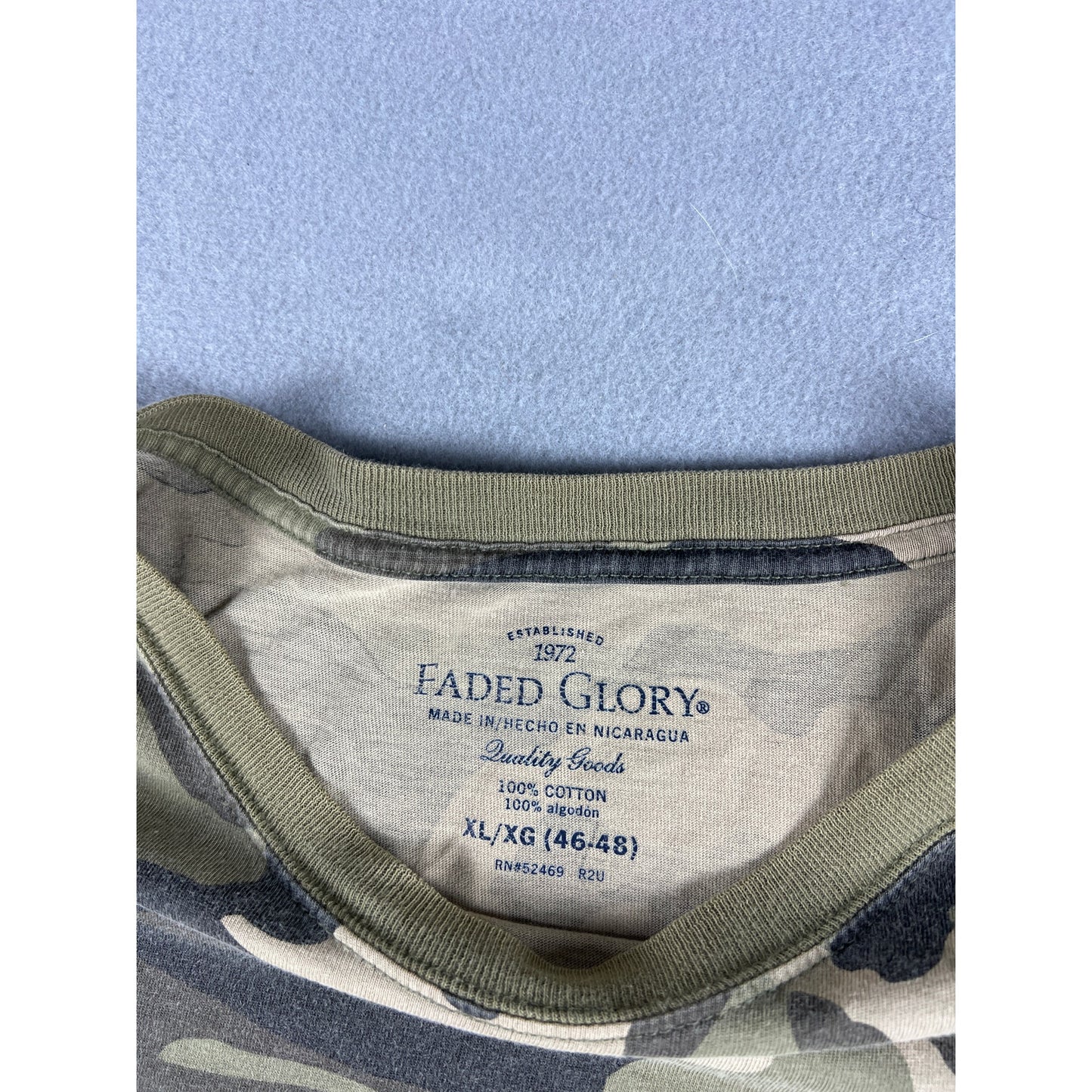 Faded Glory Camo T-Shirt - XL