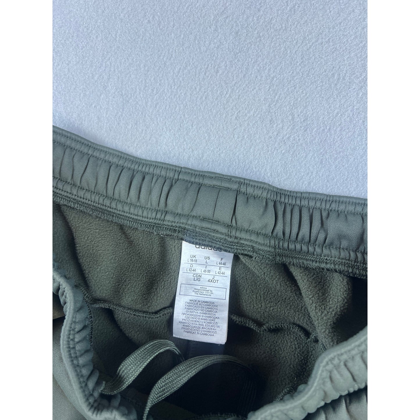Adidas Grey Stripped Sweatpants - YL