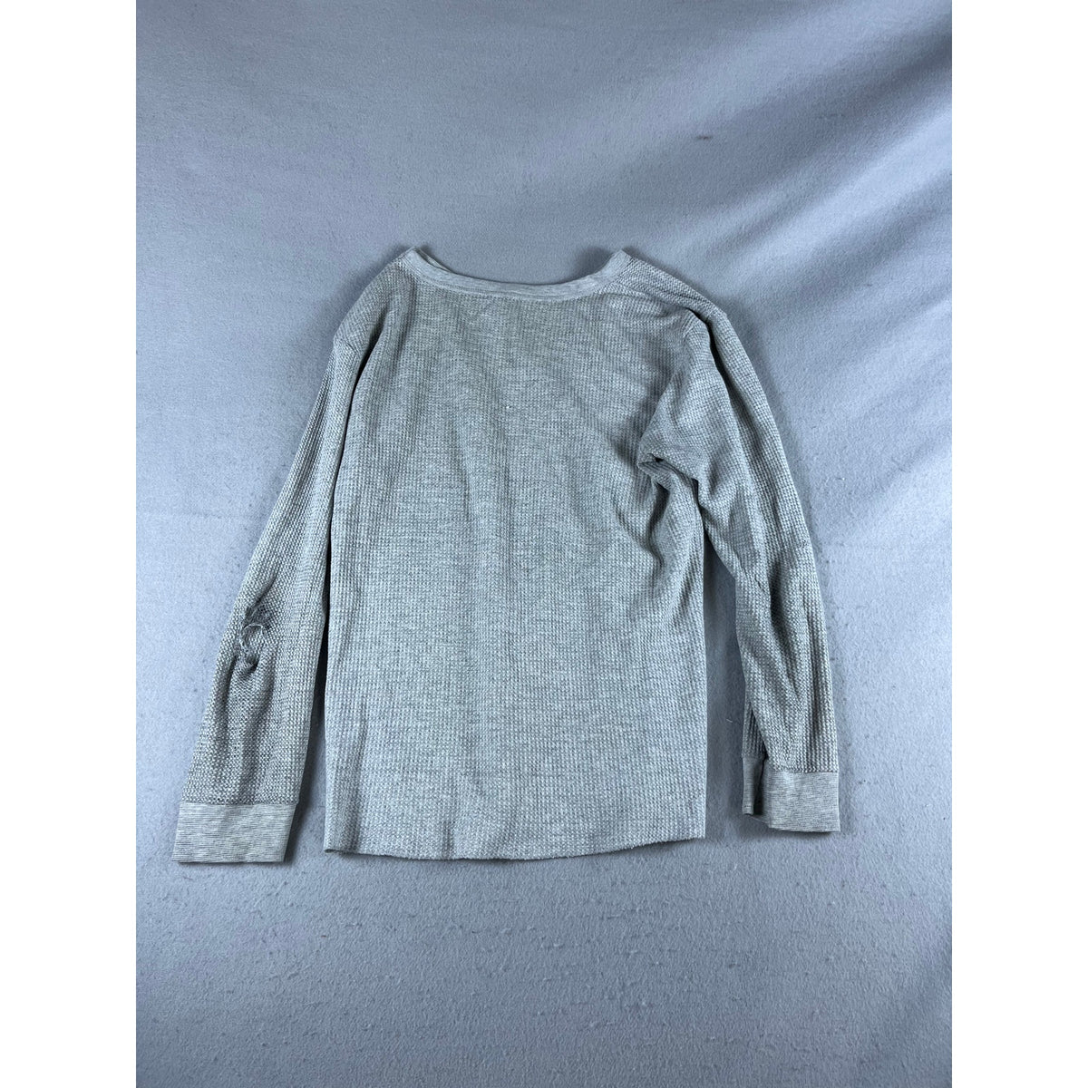 Mens Thermal Waffle Knit Shirt - S