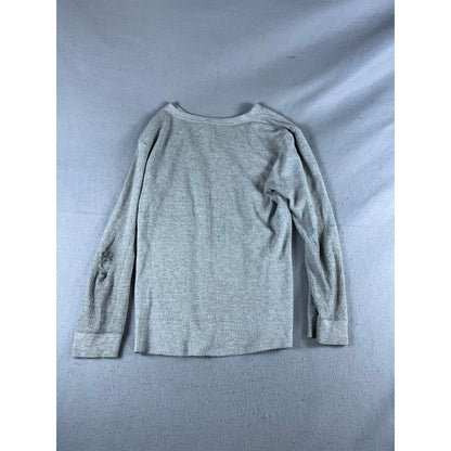 Mens Thermal Waffle Knit Shirt - S