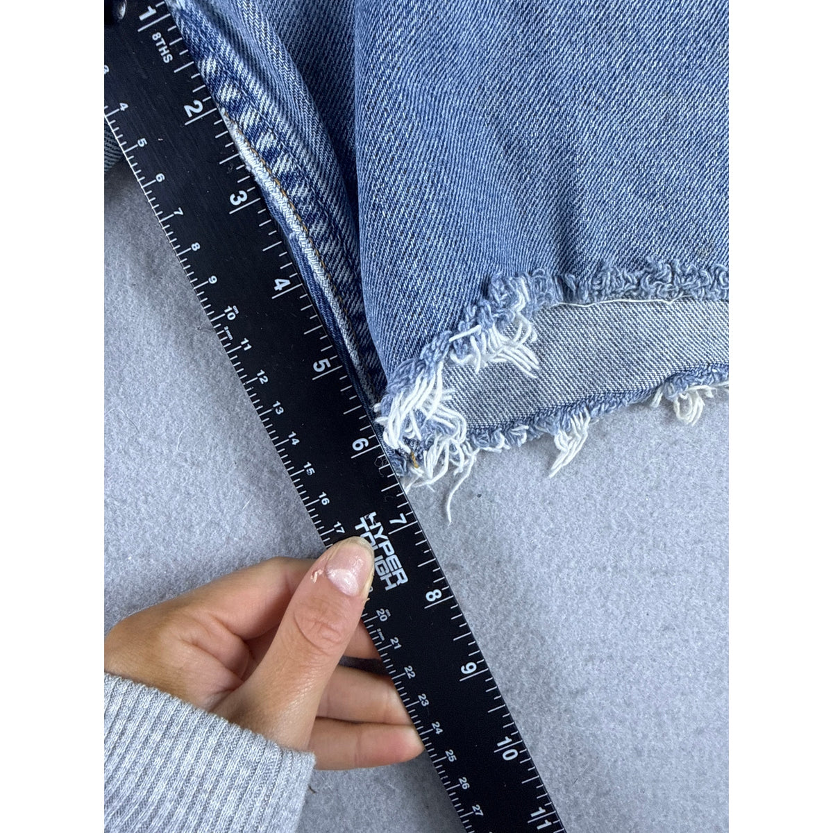 Levi's 505 Cut Off Regular Fit Denim Shorts - 34