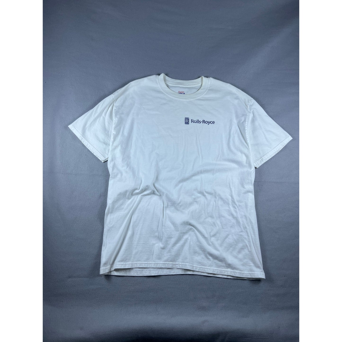 Vintage Rolls Royce Spellout T-shirt - XL