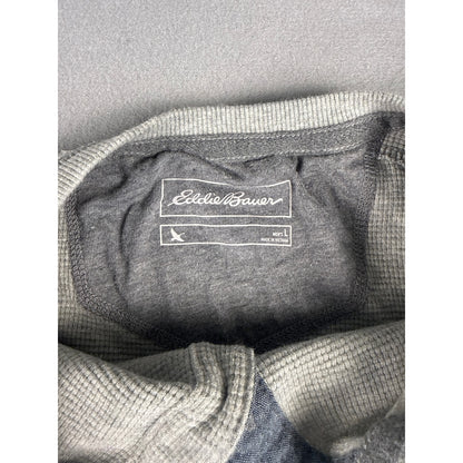Eddie Bauer Henley Thermal Shirt - L