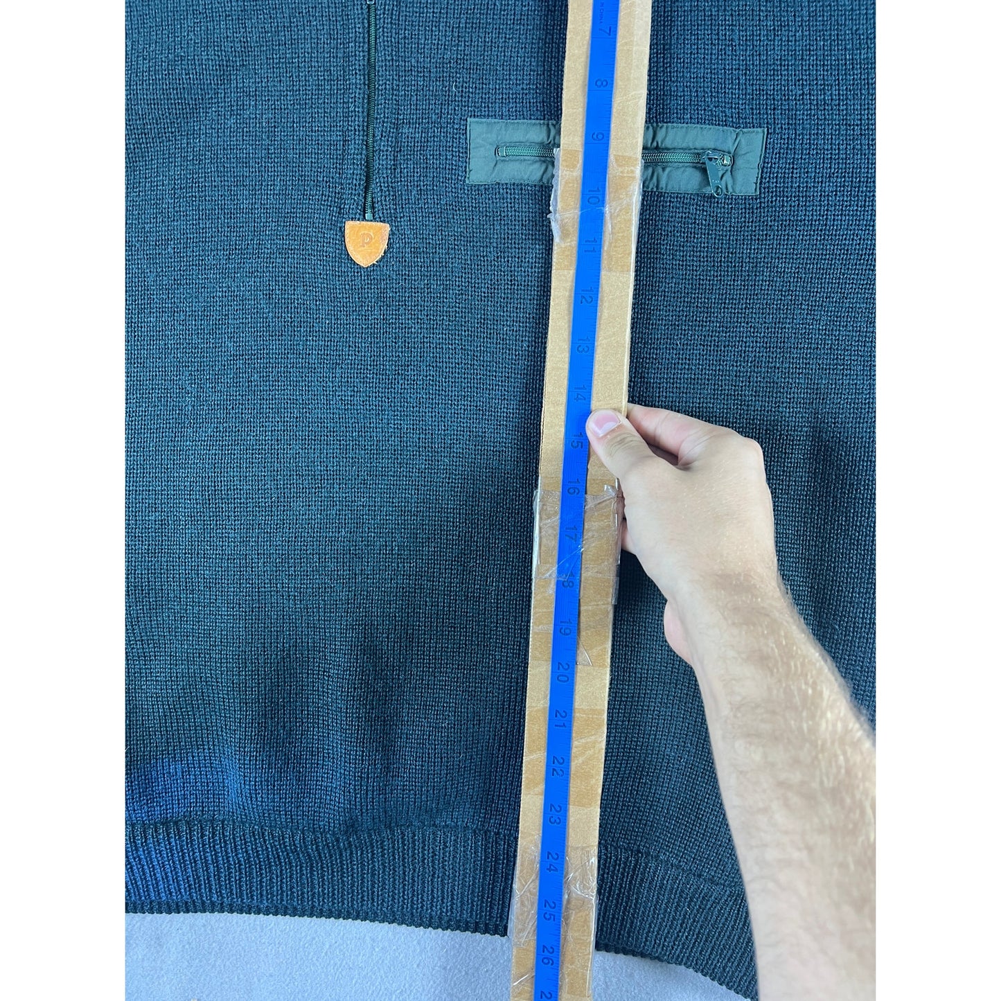 Vintage Patagonia Washed Wool 1/4 Zip Sweater - L