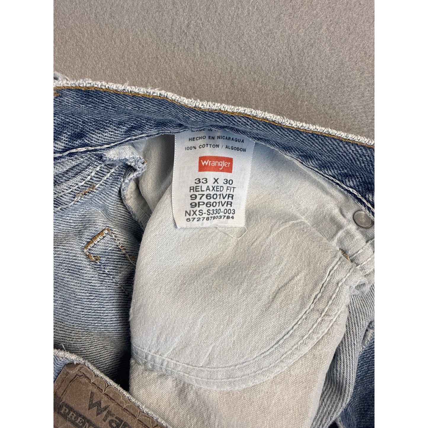 Wrangler Relaxed Fit Denim Jeans - 33x30