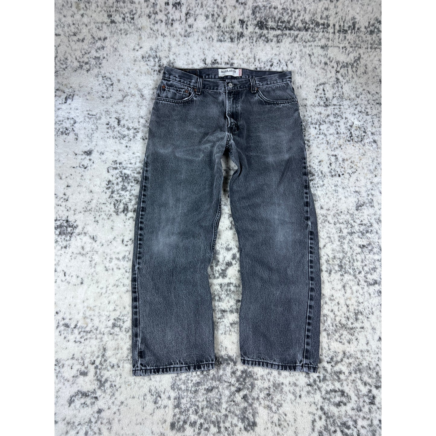 Vintage Levi's 505 Faded Black Jeans - 36