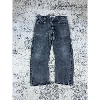 Vintage Levi's 505 Faded Black Jeans - 36
