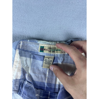 Vintage BCI Clothing Plaid Shirt - M