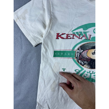 VTG Kenai Fjords seward alaska pelican shirt - S