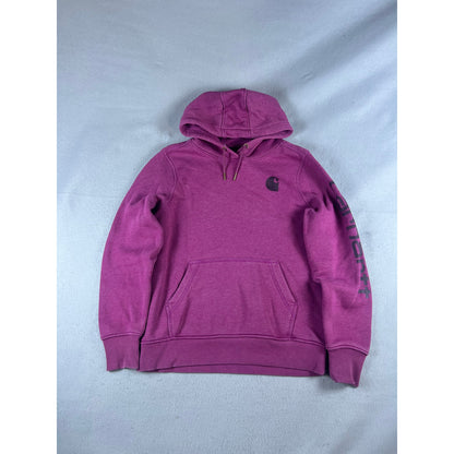 Carhartt Relaxed Fit Hoodie Sweatshirt Womens - M