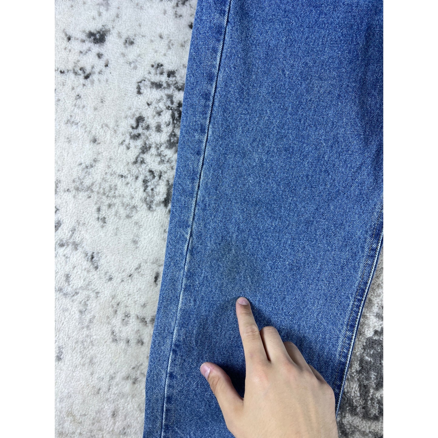 Vintage Denim Blue Carhartt Carpenter Pants - 35