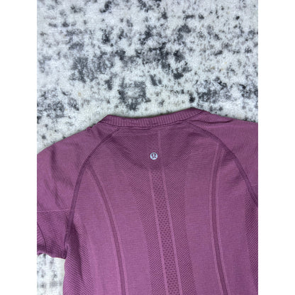 Lululemon Swiftly Tech Seamless Short Sleeve Mauve Top - XS