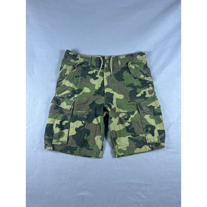 H&M LOGG Ripstop Camo Cargo Shorts - 34