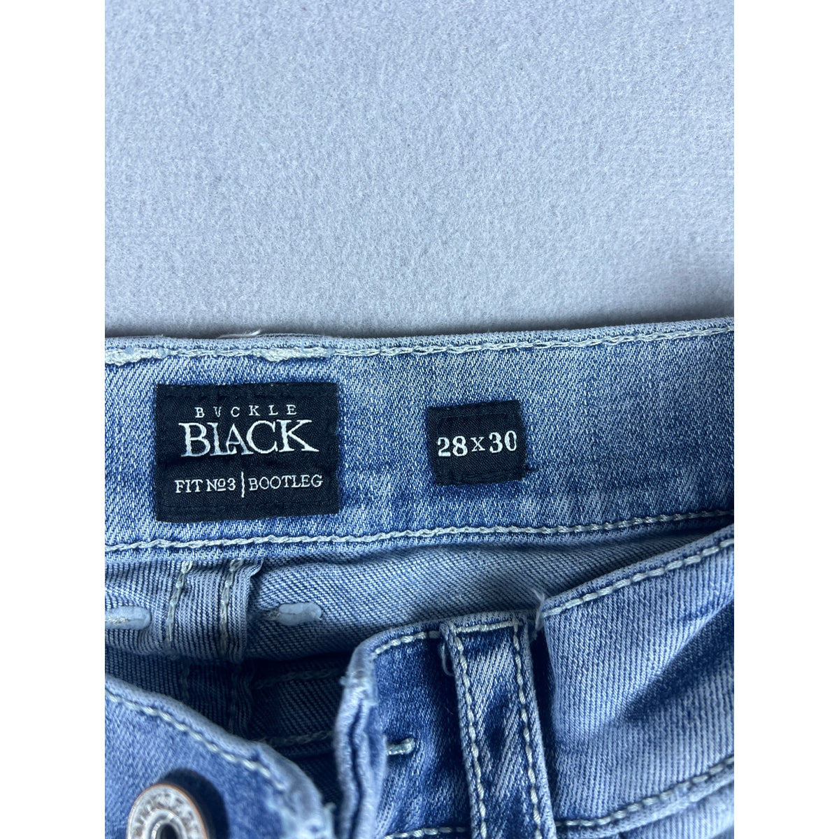 Buckle Black FIT No 3 Bootleg Jeans - 28x30