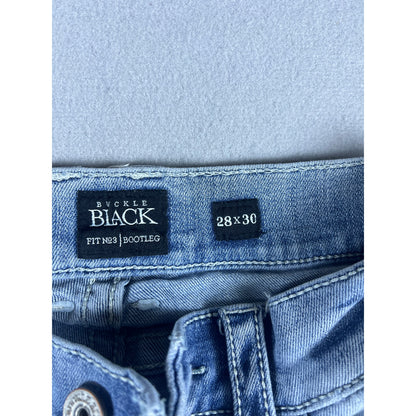 Buckle Black FIT No 3 Bootleg Jeans - 28x30