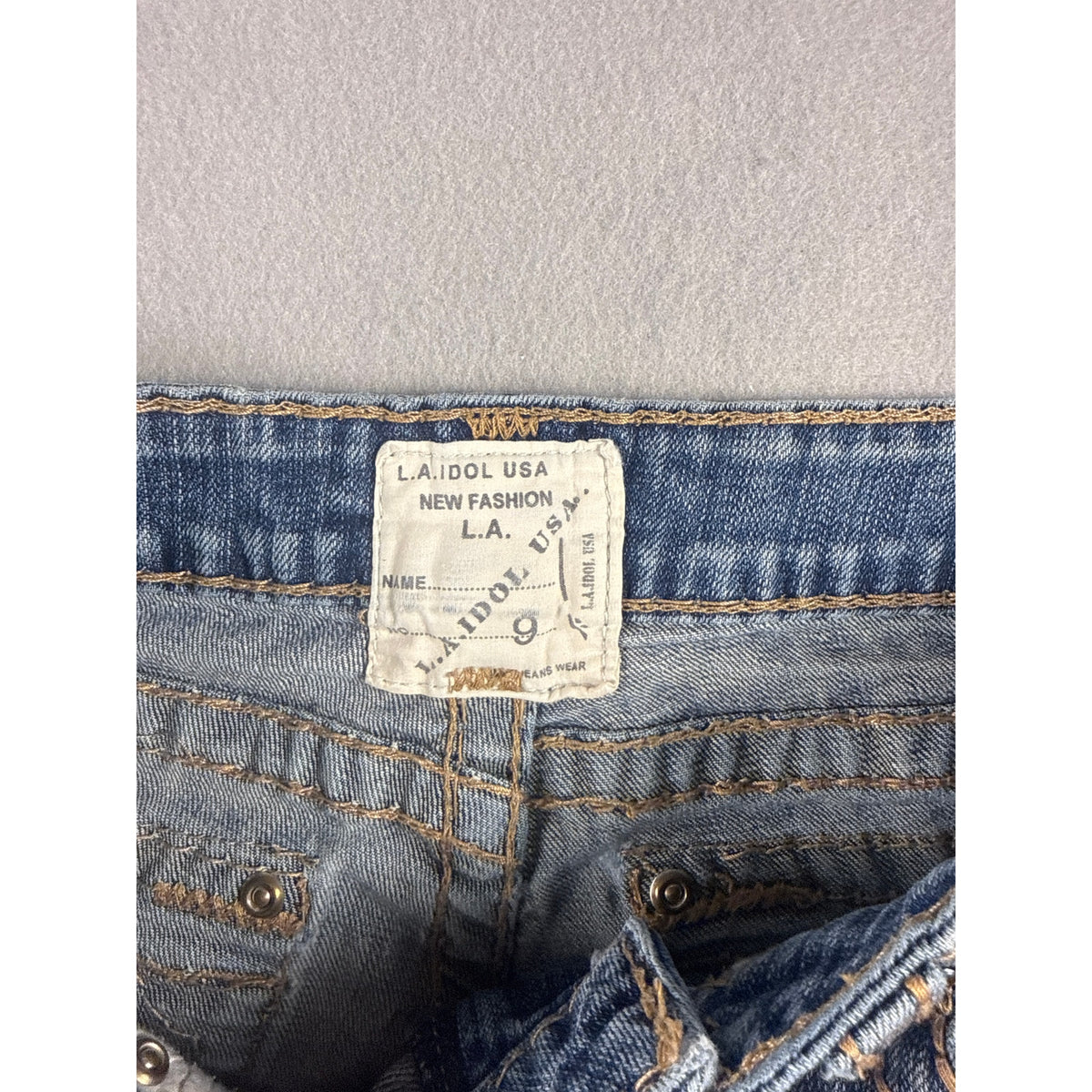 LA Idol USA Denim Shorts - 9