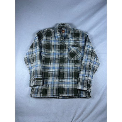 Common People Tweed Plaid Shacket - XL