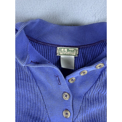 Vintage 80s LL Bean Shawl Collar Sweater - XL