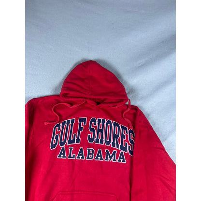 Gulf Shores Alabama Spellout Hoodie - M