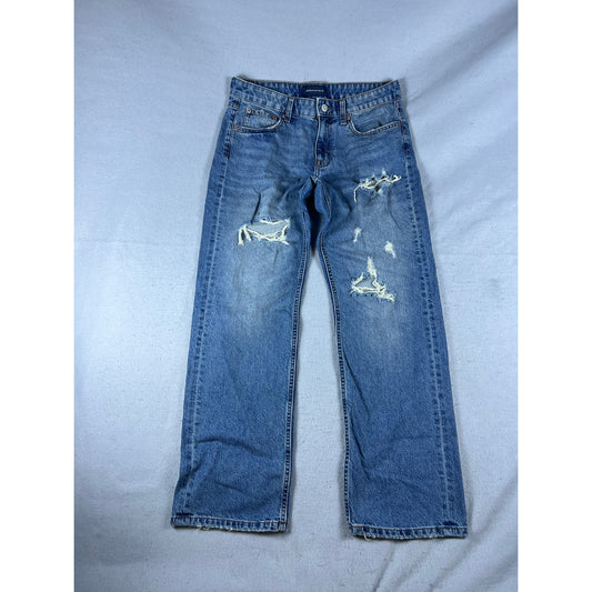 Aeropostale Low Rise Baggy Distressed Jeans - 8R