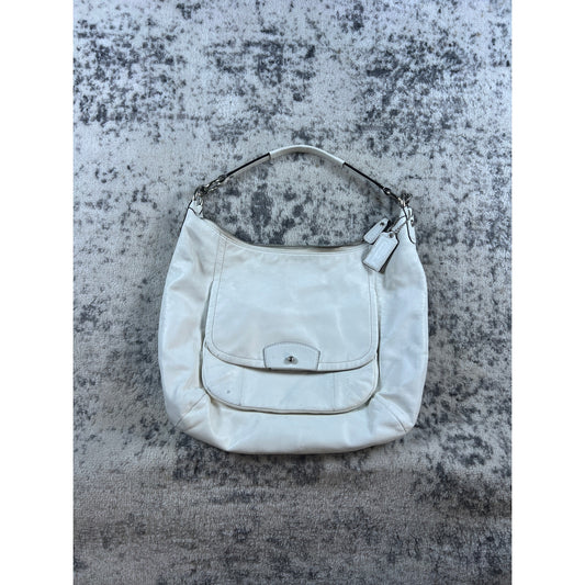Vintage Coach Kristin White leather Hobo Bag
