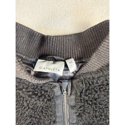 Athleta Quilted Sherpa Fleece Vest - XS