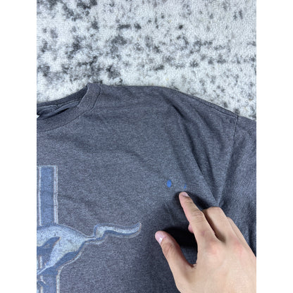 Vintage Grey Mustang Graphic T Shirt - XXL
