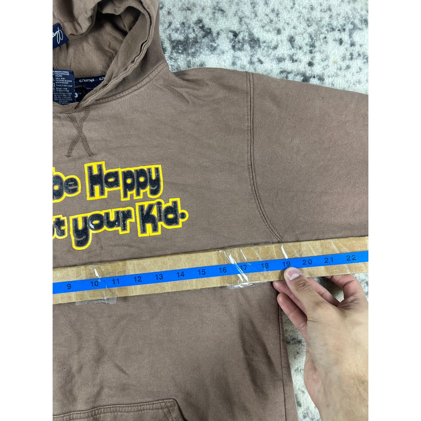 Vintage Chump Spellout Hoodie - YM