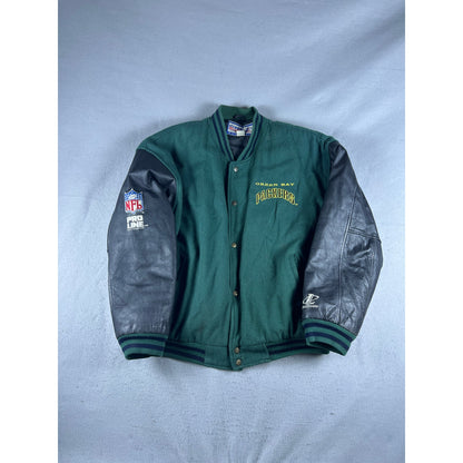 Vintage Green Bay Packers Varsity Jacket - XL