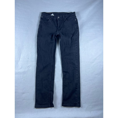Levi 511 Black Straight Leg Pants - 30