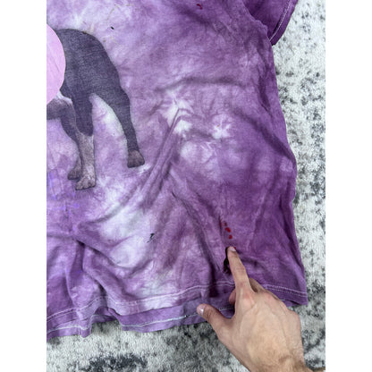 Vintage Purple Bubble Gum Dog Shirt - XXL
