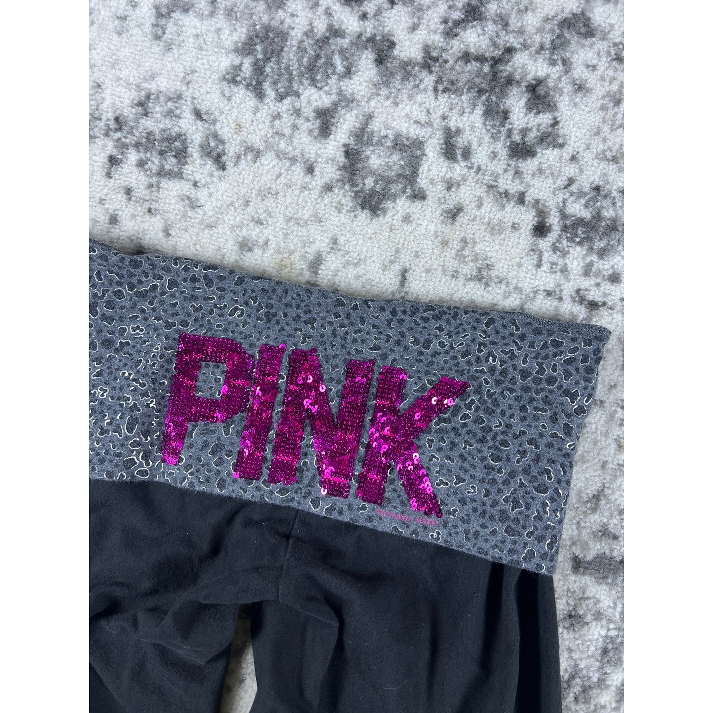 Y2k Victoria's Secret Leopard Print PINK pants - S