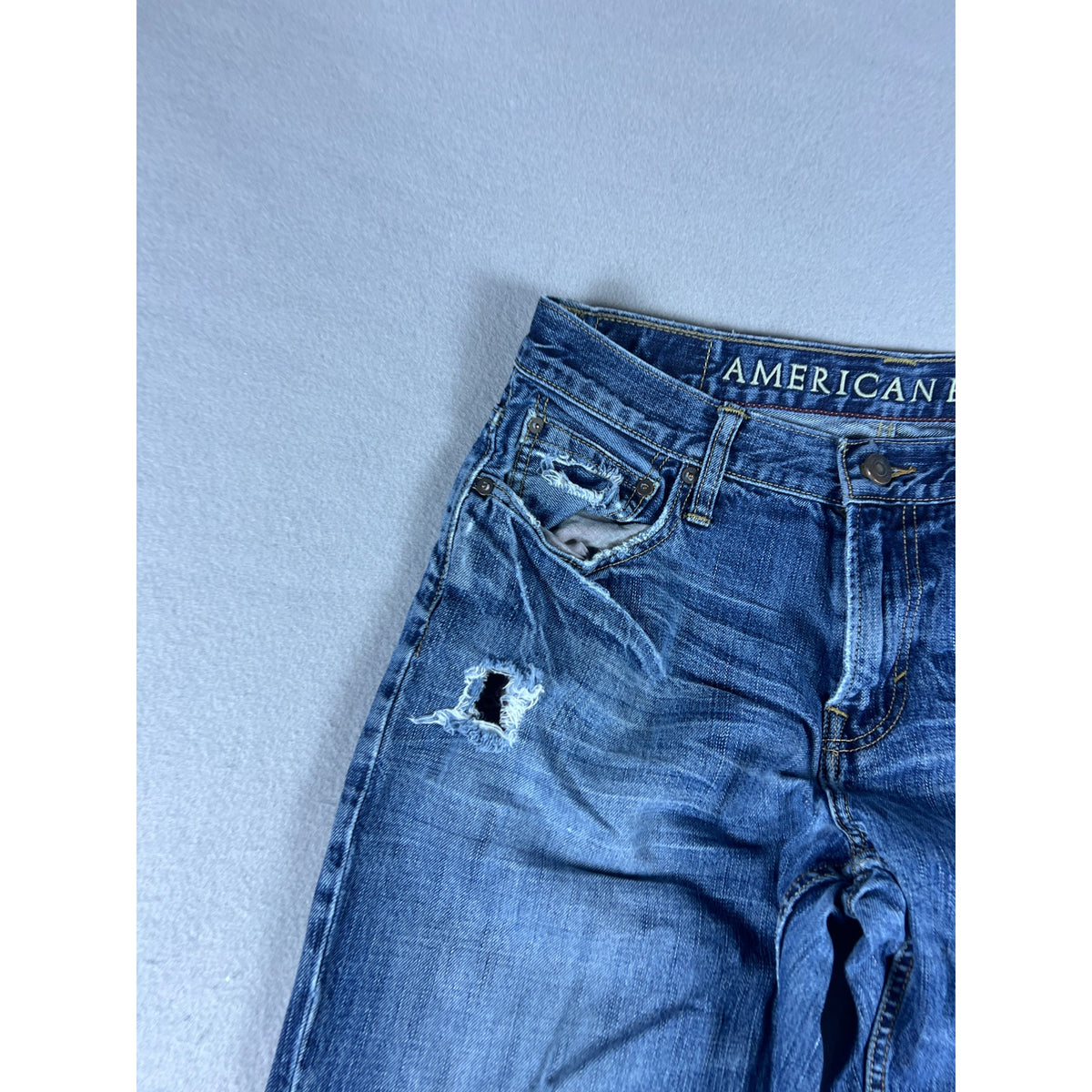 American Eagle Bootcut Distressed Grunge Jeans - 32x32