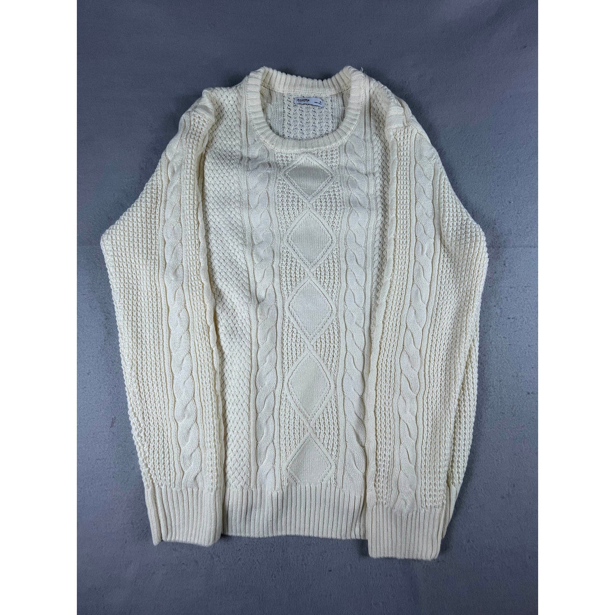 Sonoma Cable Knit Fisherman Sweater - XL