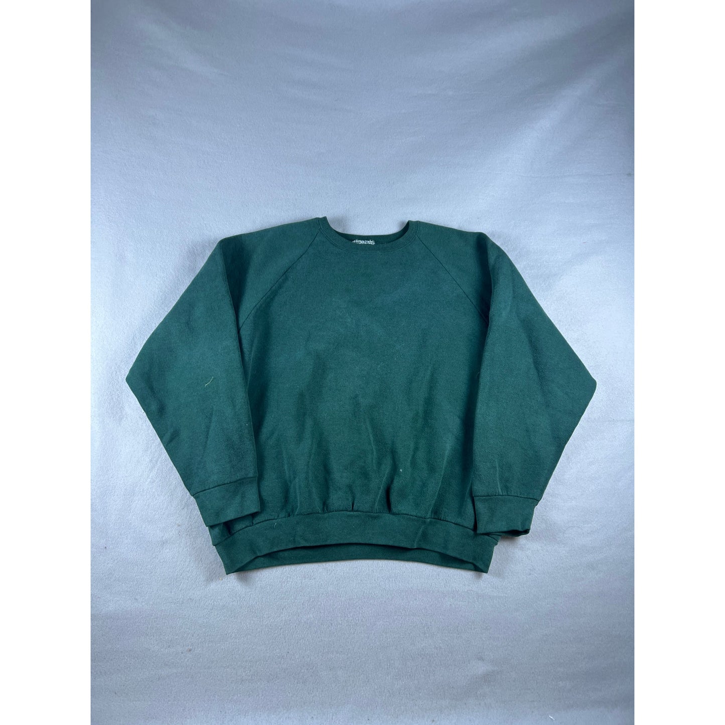 Forest Green Vintage Blank Crewneck sz medium Fruit of the loom 90s Outdoors