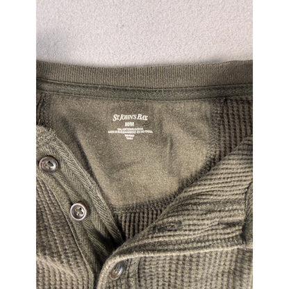 St John's Bay Henley Thermal Shirt - M