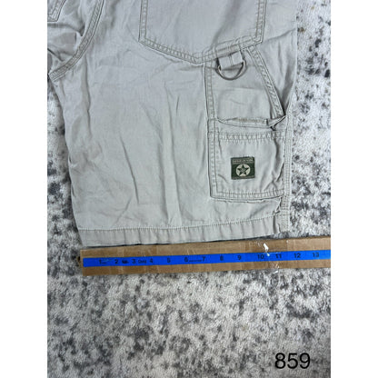 Vintage Faded Glory Tan Cargo Shorts - 34