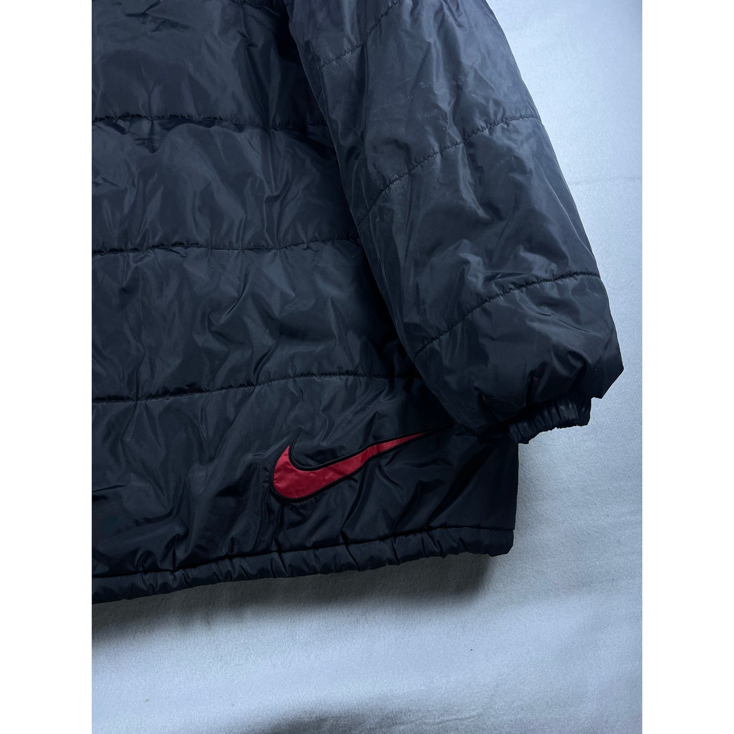Vintage 90s Nike Puffer Jacket - XL Black