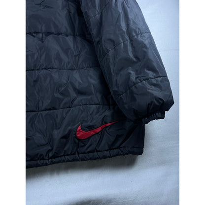 Vintage 90s Nike Puffer Jacket - XL Black
